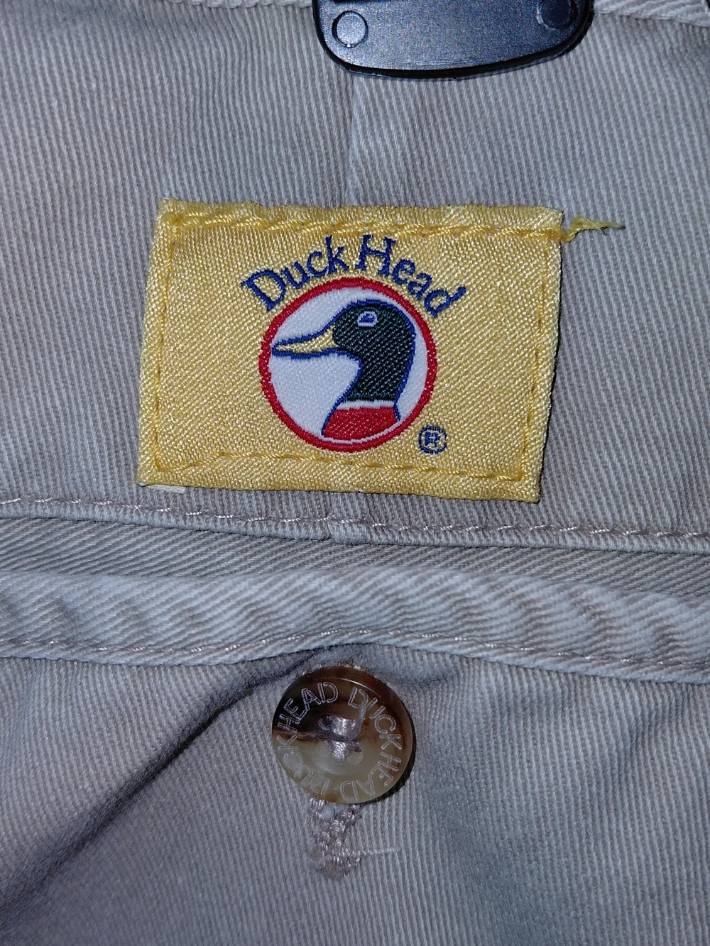 Duck Head Men's Flat Front Cotton Shorts - Khaki #2242